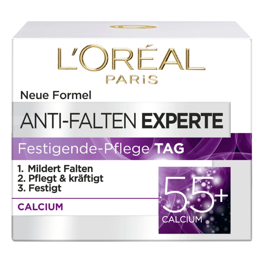 L'Oréal Paris Anti-Falten Experte Feuchtigkeitspflege Nacht 55+ Calcium 50ml